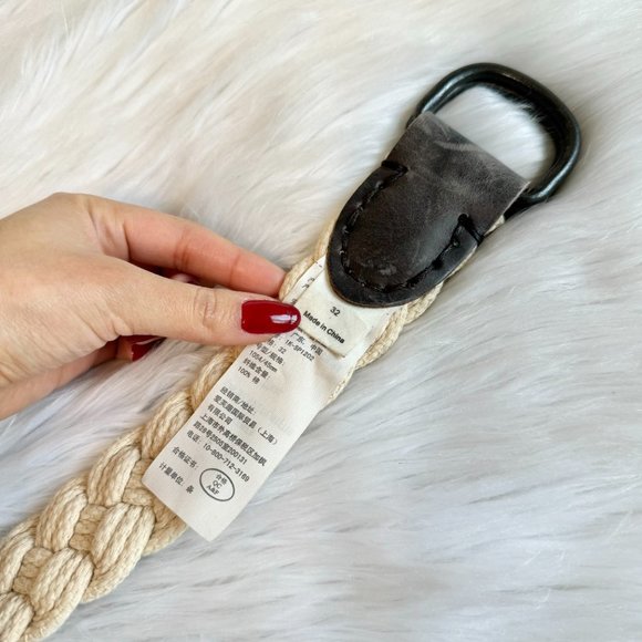 Abercrombie & Fitch Macrame Belt / Braided Belt Size 32 - Picture 5 of 6